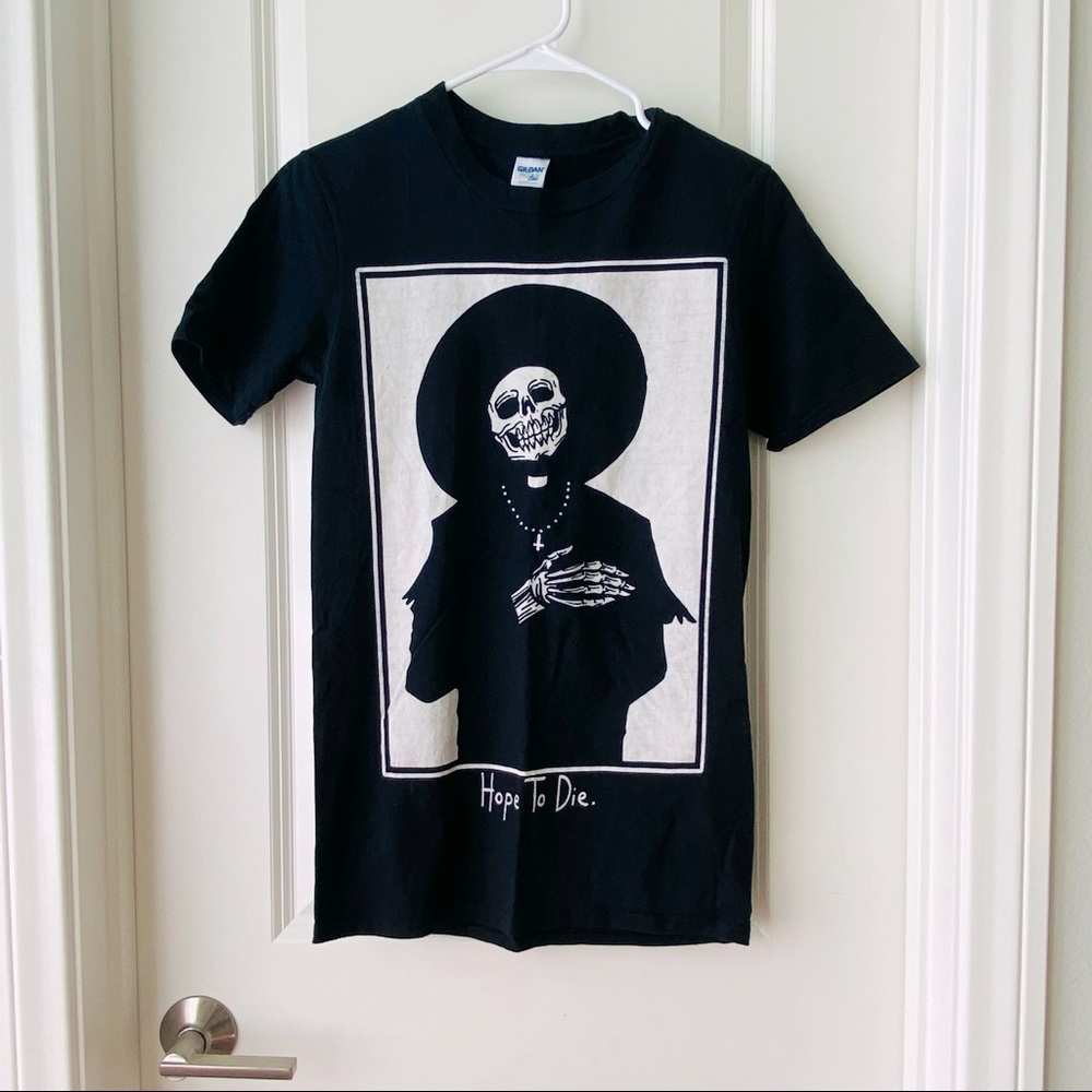 ❌SOLD❌ Hope to die black tshirt